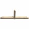 Ekena Millwork Eugene Rough Sawn Timber Gable Bracket, Douglas Fir, 72"W x 27"H x 4"D x 4"F, 9/12 Pitch GBW072X27X0404EUG00RDF - alternate 2